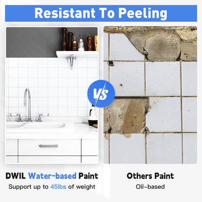 DWIL water-based Paint Support up to 45lbs of weight