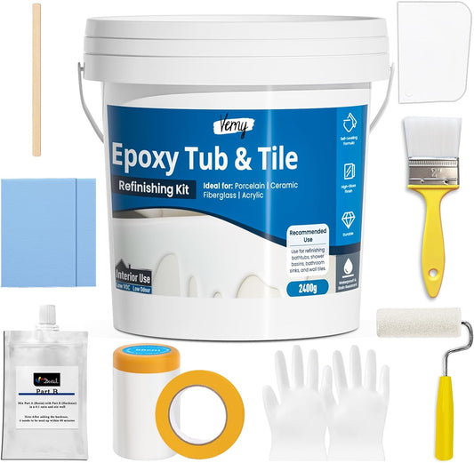 VERNY EpoxyShield Bathtub&Sink Refinishing Kit