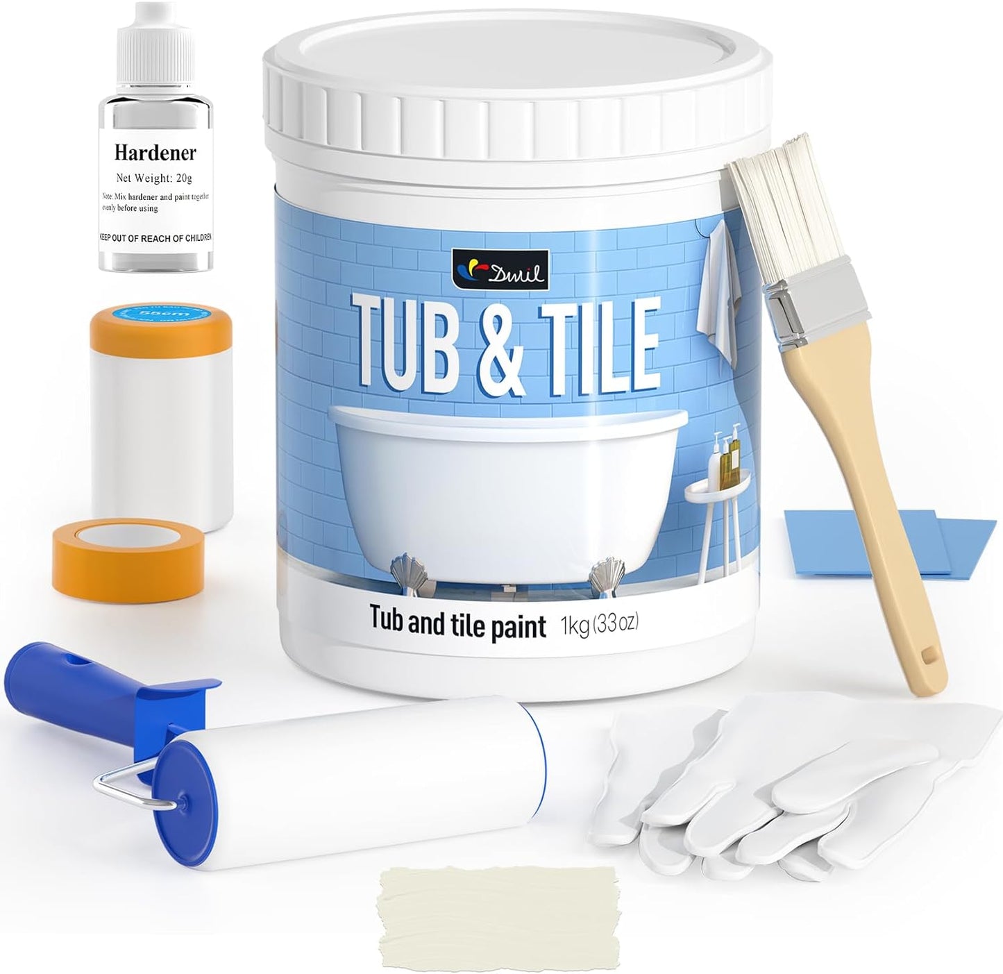 DWIL Tub and Tile Refinishing Kit