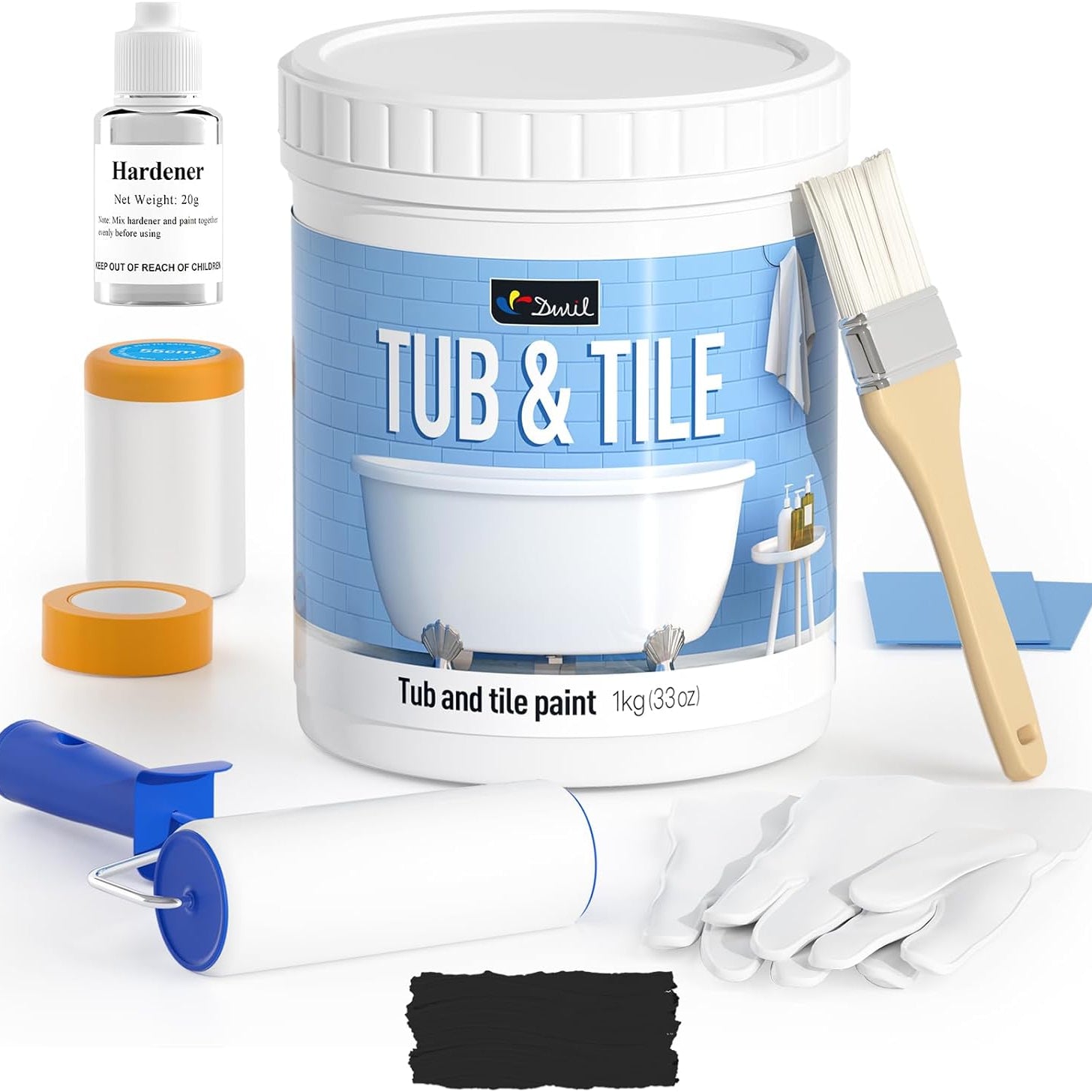 DWIL Tub & Tile Refinishing Kit – Tools Included