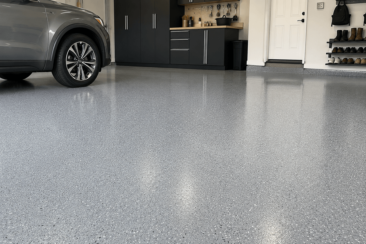 DWIL Floor Paint shown with a refreshed everyday floor