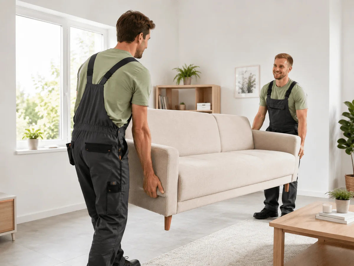 Returning furniture to a finished room