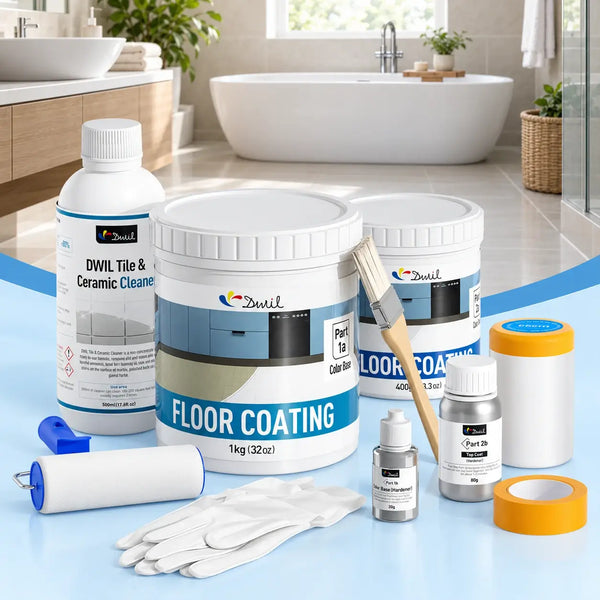 DWIL Tub & Tile Refinishing Kit with Gloss Topcoat