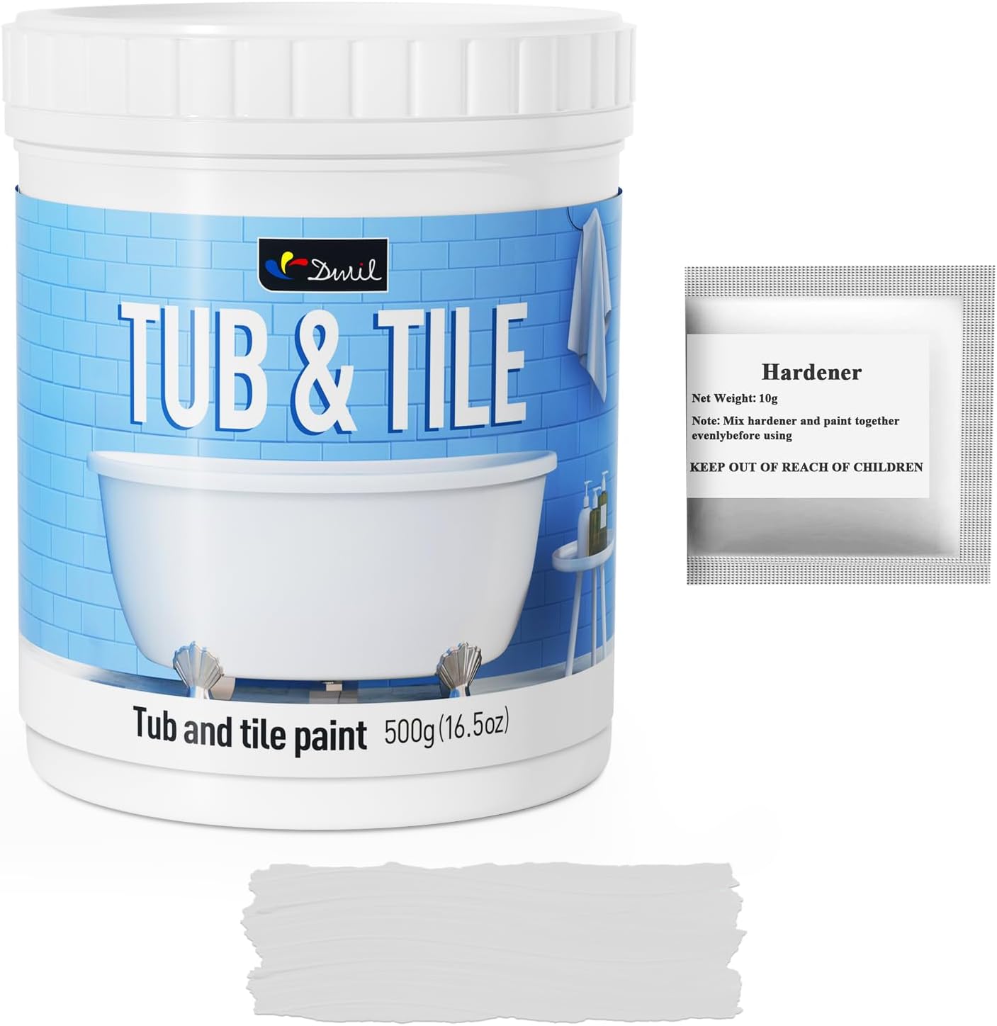 DWIL Tub and Tile Refinishing Kit -Without Tools- 16 Oz