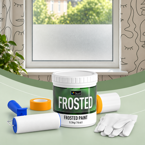 DWIL Water-Based Frosted Glass Paint Kit – 16/32 oz