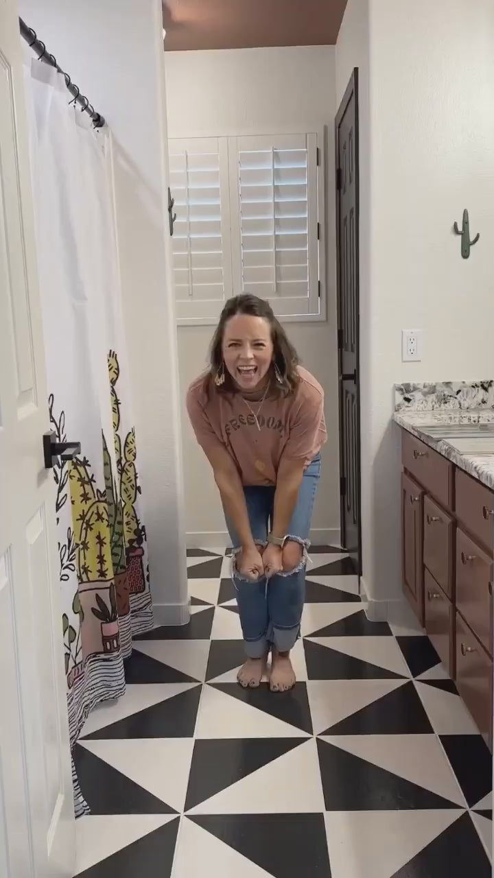DWIL customer bathroom paint project video