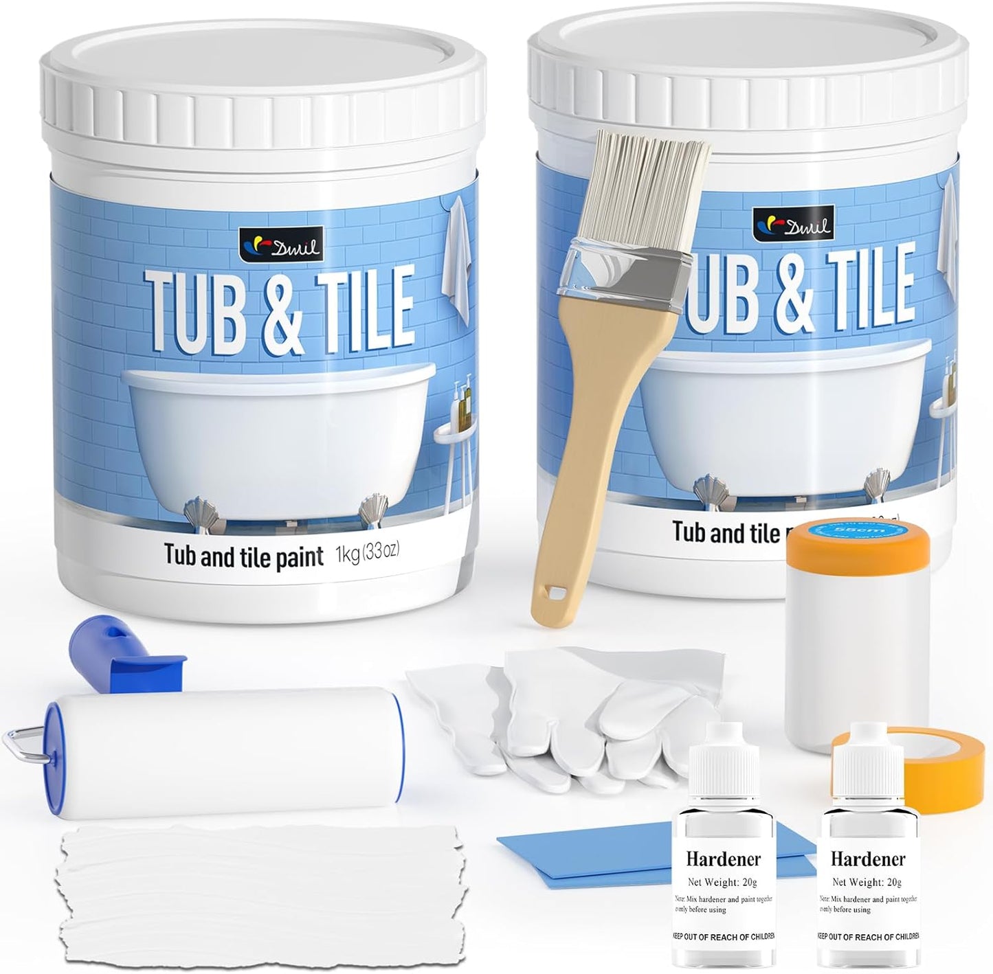 DWIL Tub and Tile Refinishing Kit