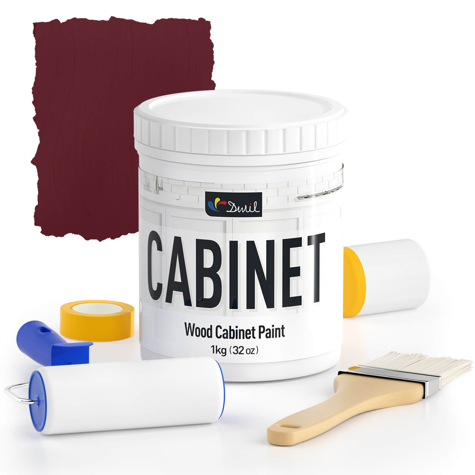 DWIL Wood Cabinet Paint Kit – Tools Included