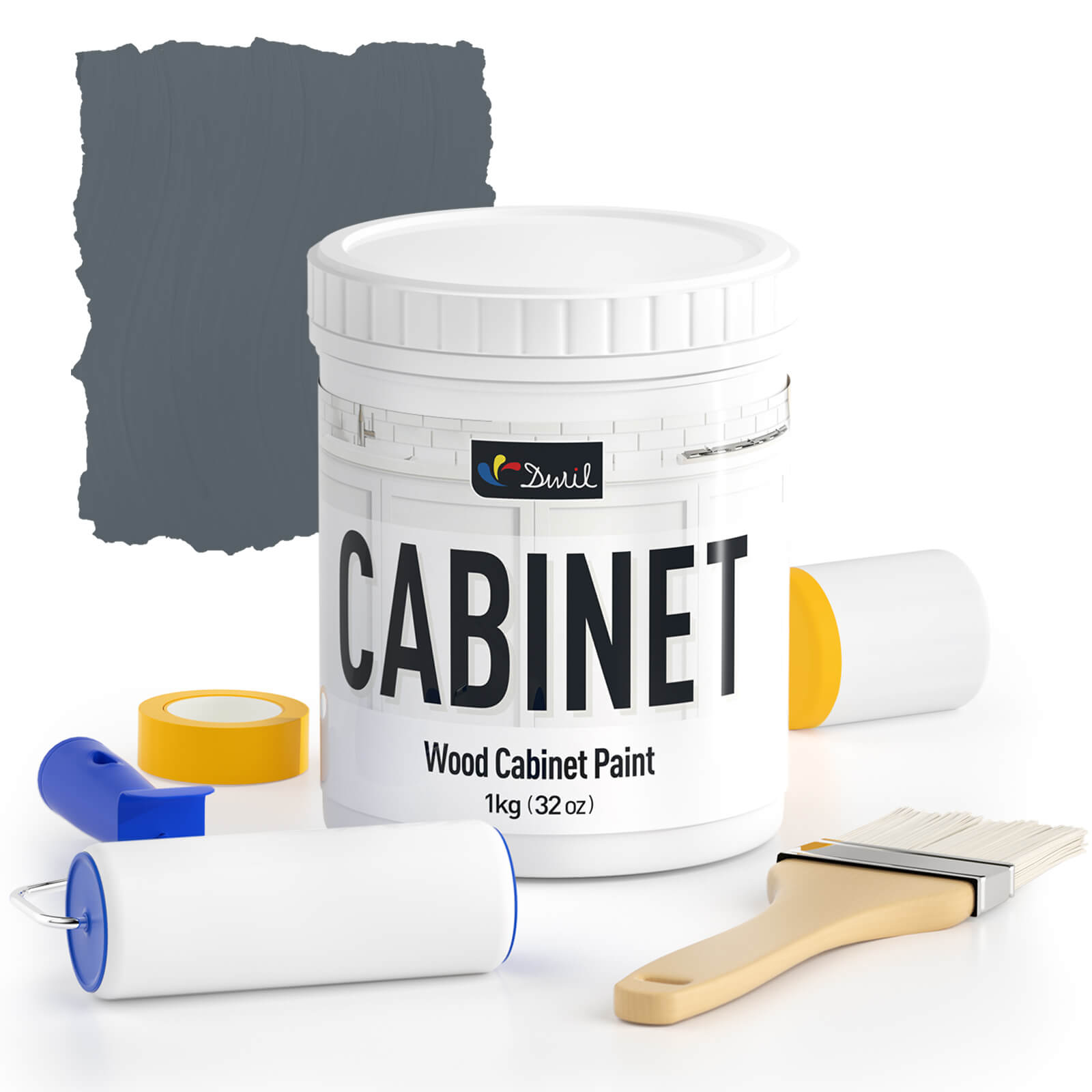 DWIL Wood Cabinet Paint Kit – Tools Included