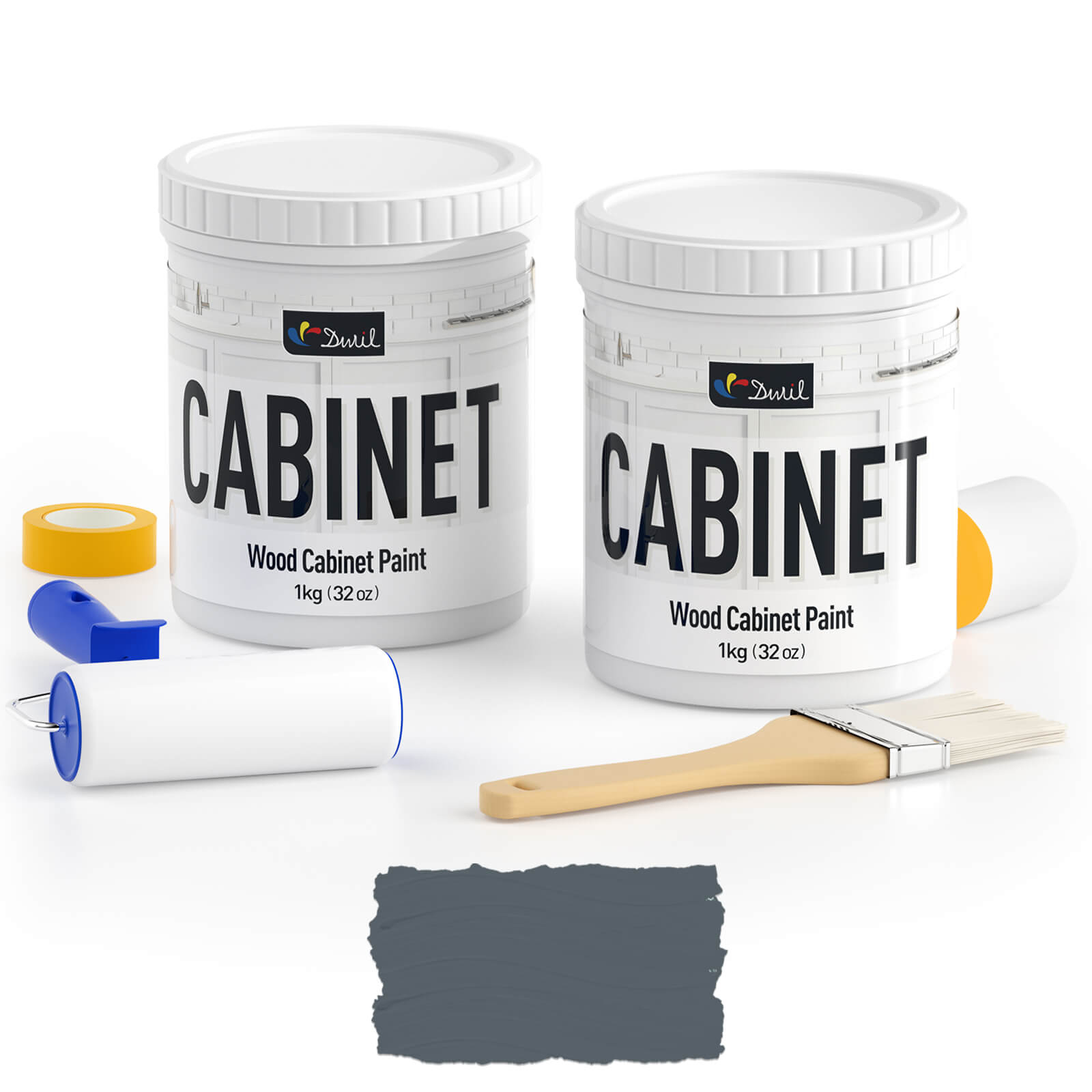 DWIL Wood Cabinet Paint Kit – Tools Included