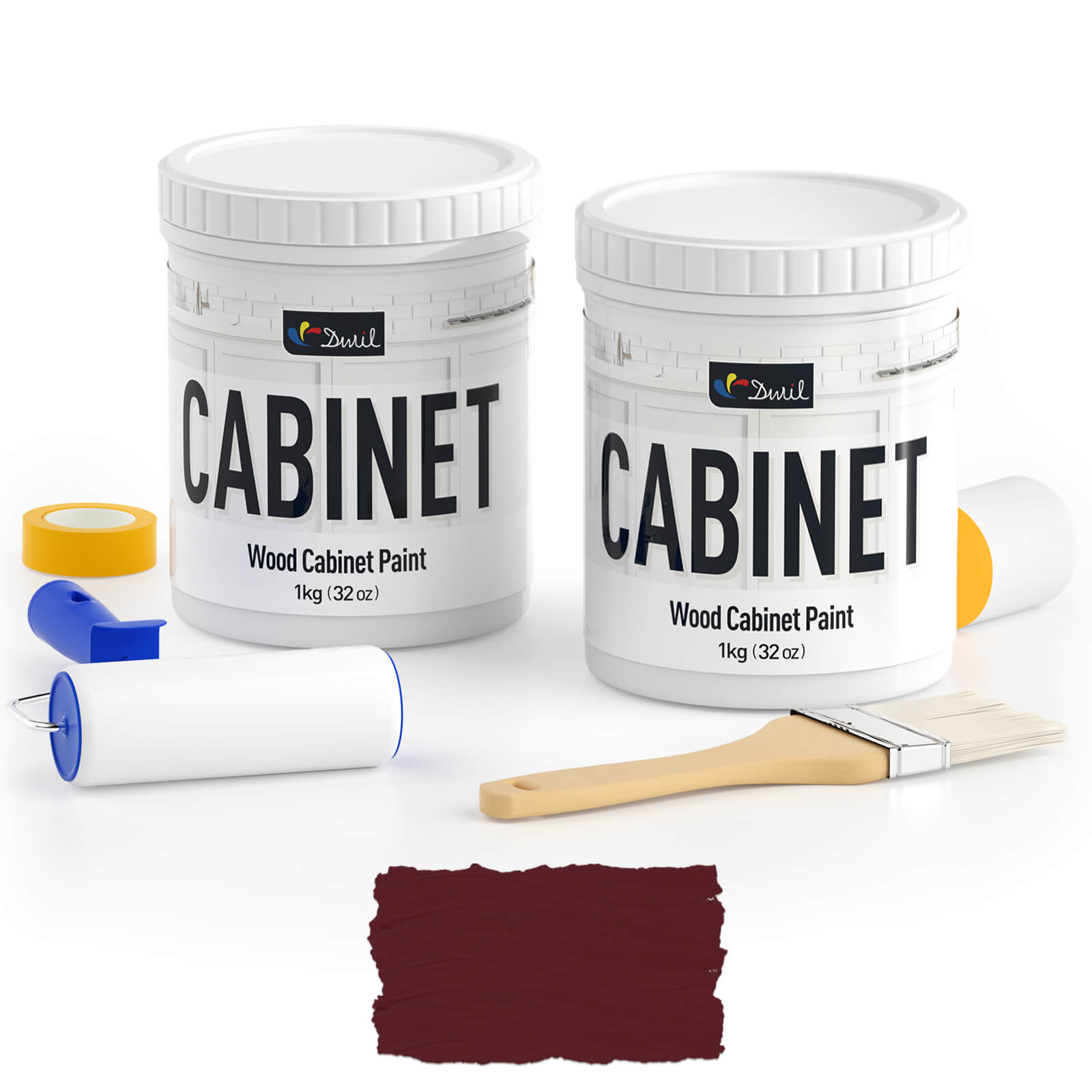 DWIL Wood Cabinet Paint Kit – Tools Included