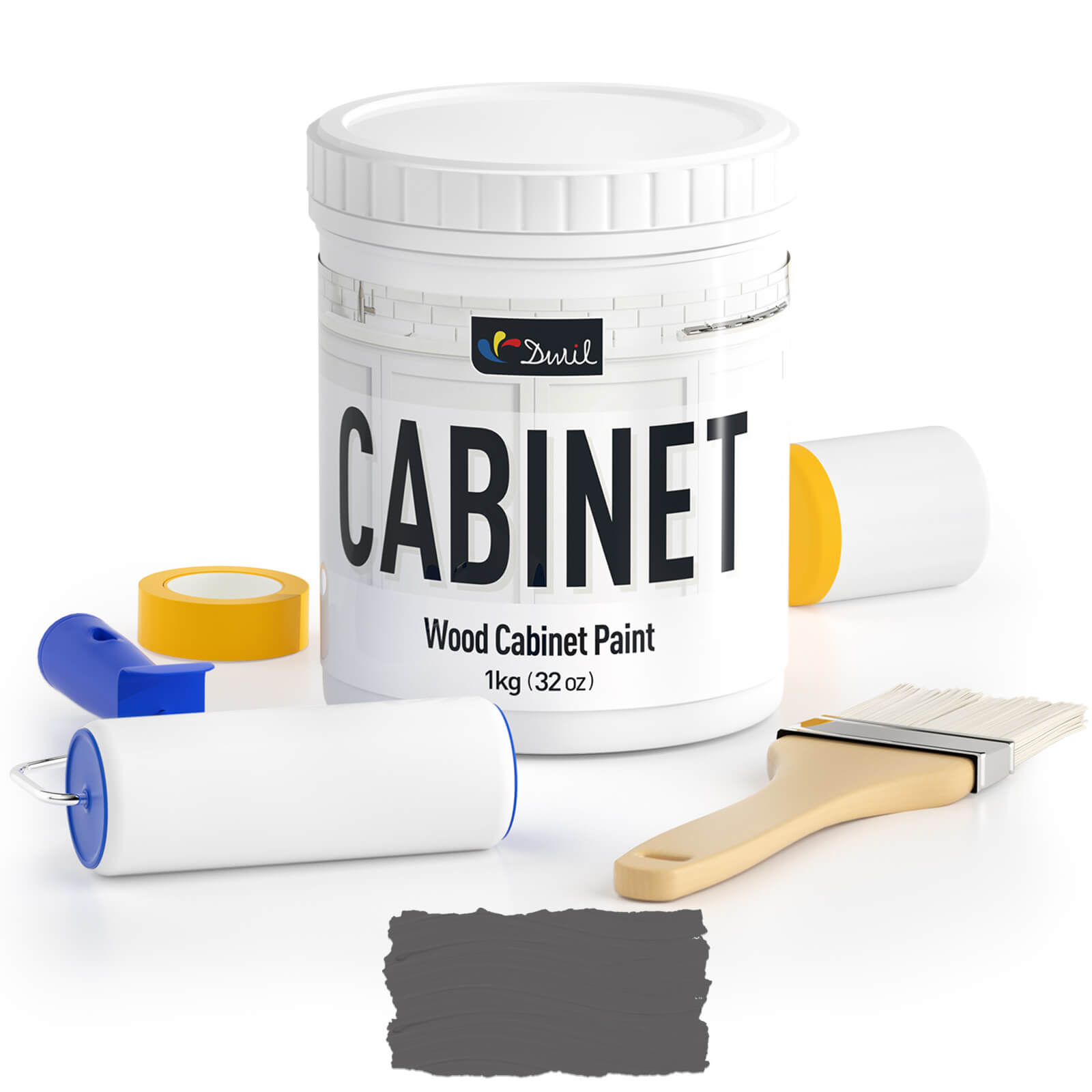 DWIL Wood Cabinet Paint Kit – Tools Included