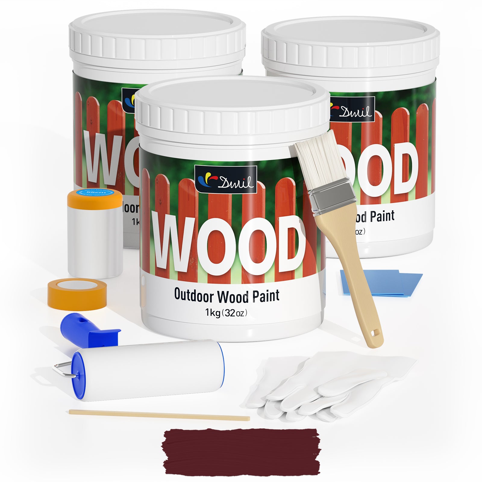 DWIL Outdoor Wood Furniture Paint Kit – Tools Included