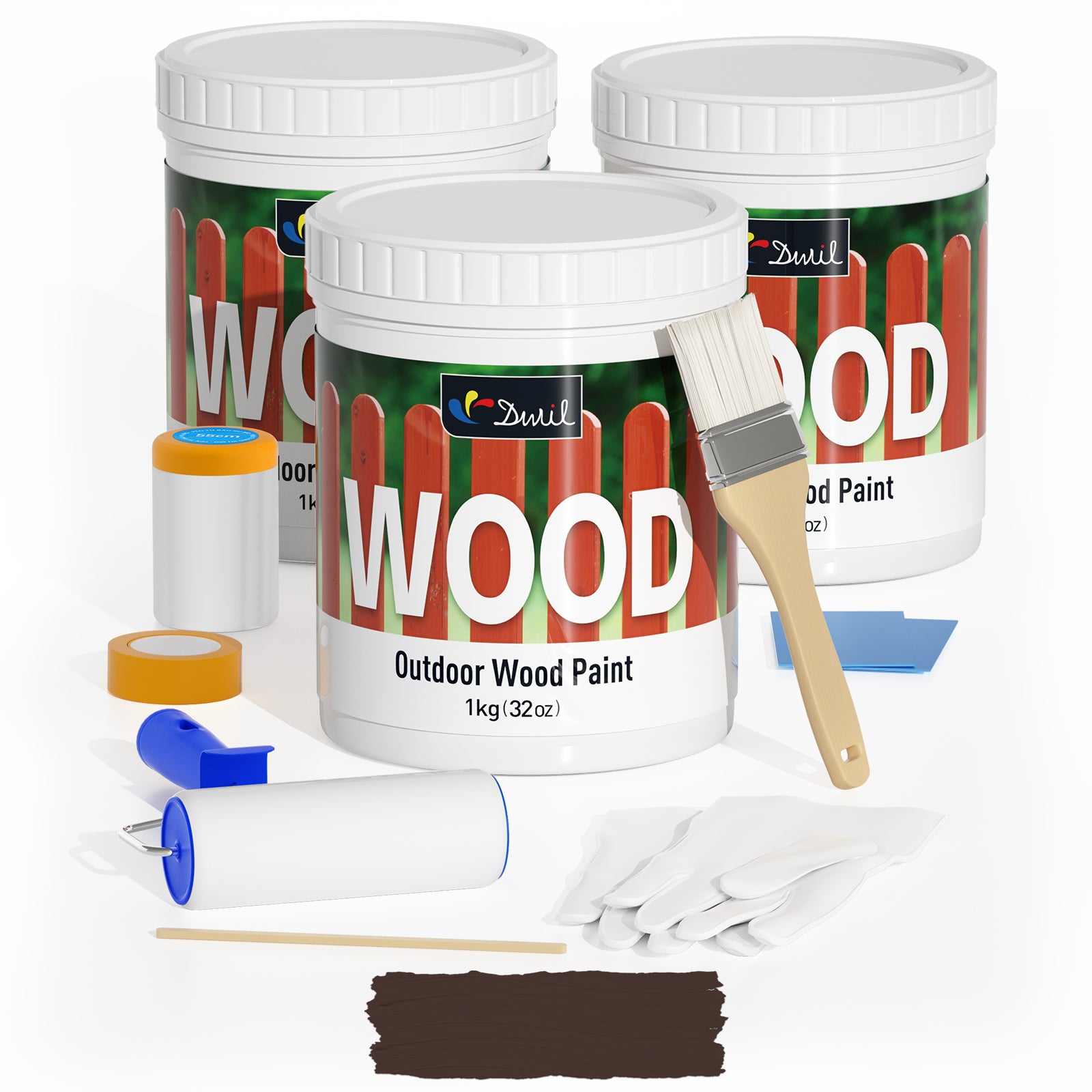 DWIL Outdoor Wood Furniture Paint Kit – Tools Included