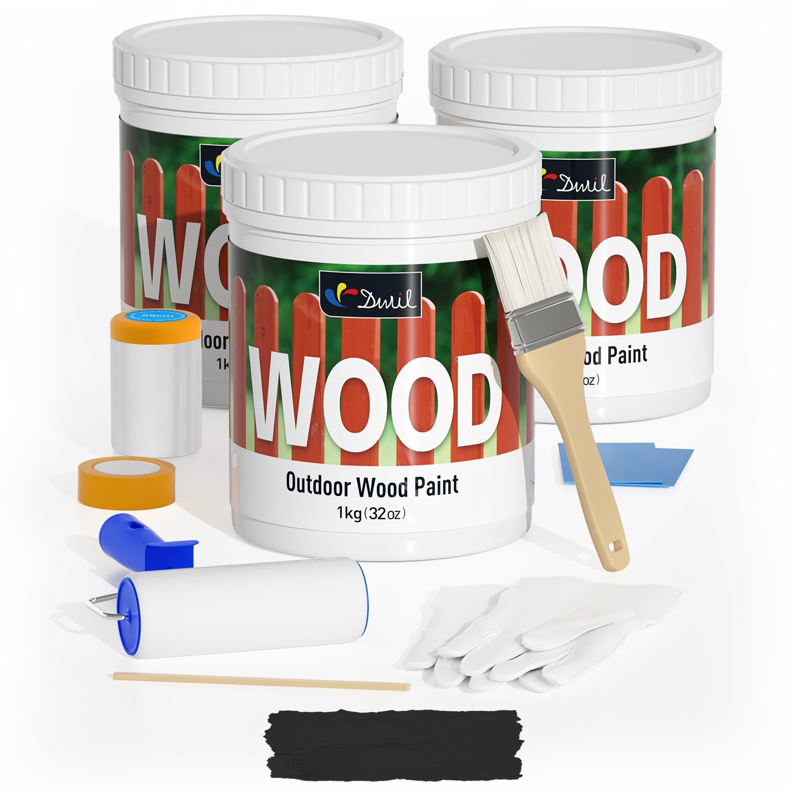 DWIL Outdoor Wood Furniture Paint Kit – Tools Included