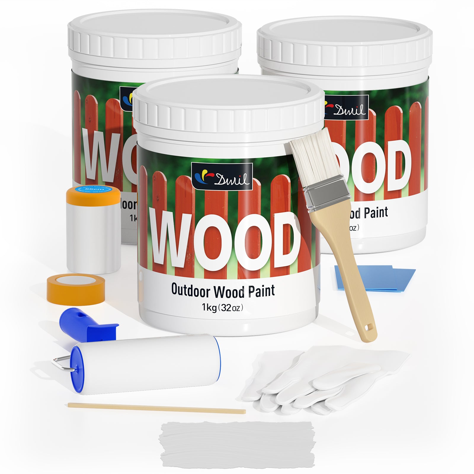 DWIL Outdoor Wood Furniture Paint Kit – Tools Included