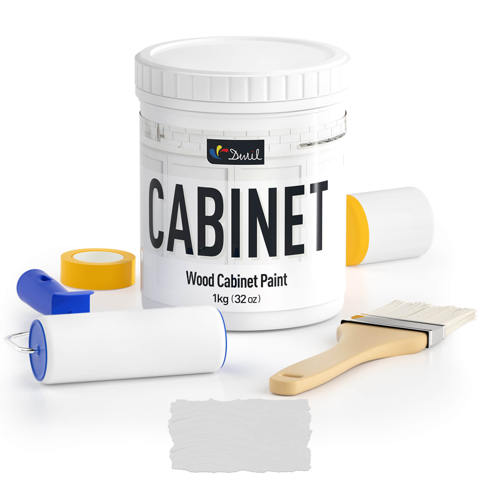 DWIL Wood Cabinet Paint Kit – Tools Included